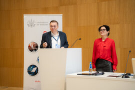 7. PRZEŁOMY 2 Michał Tomza Justyna Olko (fot./photo Mirosław Kaźmierczak) CC BY-NC-ND 2.0